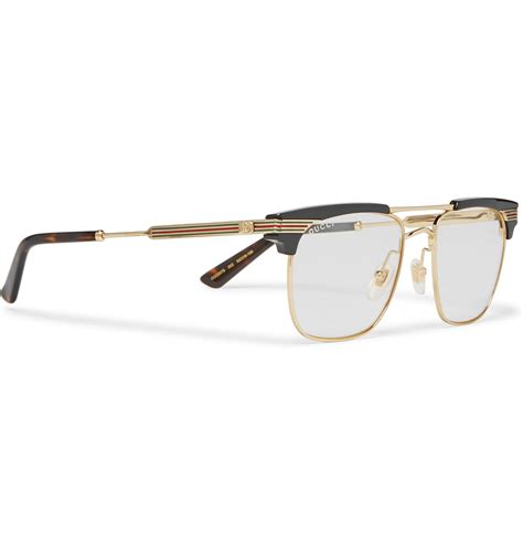 gucci gold glasses men|gucci gold frame glasses men's.